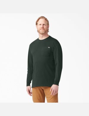 Dickies Heavyweight Crew Neck T-Shirt Gröna | 783695-TIQ
