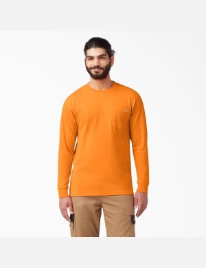 Dickies Heavyweight Crew Neck T-Shirt Orange | 893526-FPX