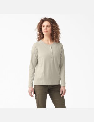 Dickies Heavyweight Henley Beige | 560927-STD
