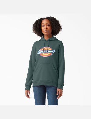 Dickies Heavyweight Logo Gröna | 543168-ELM