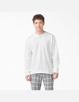 Dickies Henley T-Shirt Vita | 258743-GOZ