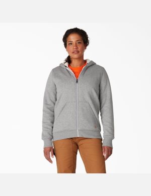 Dickies High Pile Fleece Fodrade Grå | 735209-GJI