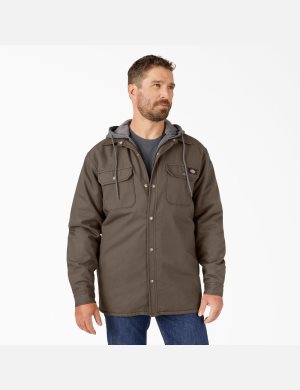 Dickies Hydroshield Duck Hooded Ljusbruna | 259781-UOK