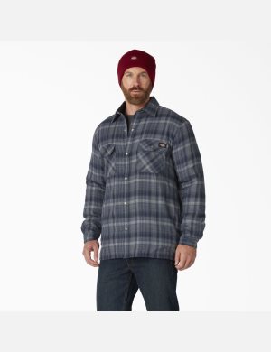 Dickies Hydroshield Flannel High Pile Fleece Marinblå Mörkblå | 045196-KGO