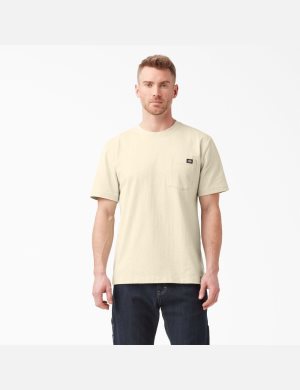 Dickies Korta Sleeve Heavyweight Beige | 643509-LDN