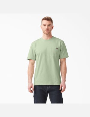 Dickies Korta Sleeve Heavyweight Gröna | 564712-IJY