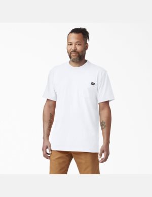 Dickies Korta Sleeve Heavyweight Vita | 189426-YCK