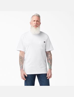 Dickies Korta Sleeve Two Packs Vita | 428976-NMS