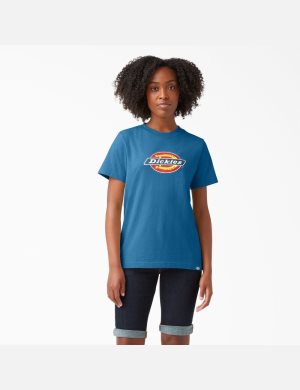 Dickies Logo Tryck Blå | 324859-DQW