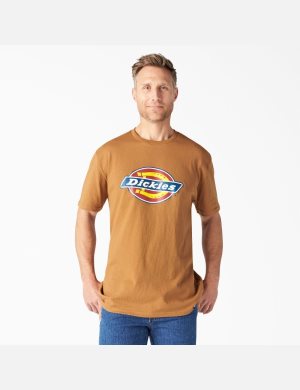 Dickies Logo Tryck Bruna | 280947-ATV
