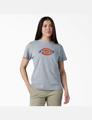Dickies Logo Tryck Grå | 590217-LDP