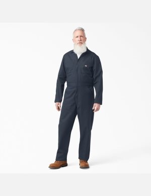 Dickies Long Sleeve Marinblå | 410537-WNJ