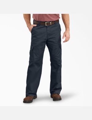Dickies Loose Fit Hetero Leg Marinblå | 563901-PEX