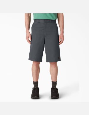 Dickies Loose Fit Platta Front Grå | 124536-THY