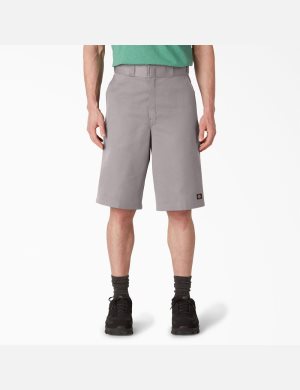 Dickies Loose Fit Platta Front Silver | 680359-ERX