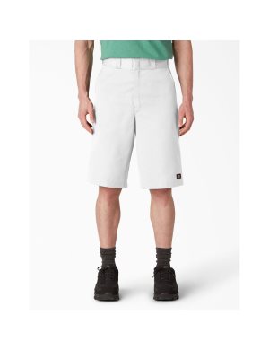 Dickies Loose Fit Platta Front Vita | 365704-CXR