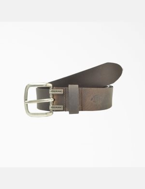 Dickies Läder Cut Edge Mörkbruna | 149065-IVL
