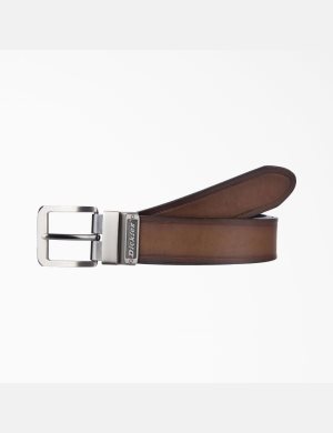 Dickies Läder Cut Edge Reversible Svarta Bruna | 421739-BNU