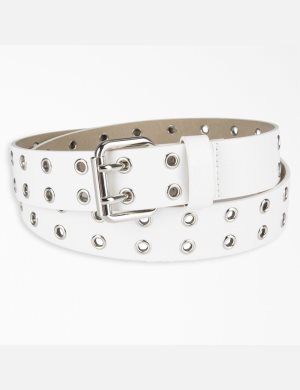 Dickies Läder Double Grommet Vita | 376820-YUW