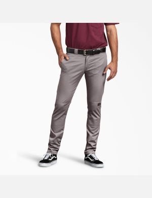 Dickies Mager Fit Hetero Leg Silver | 047192-ORD