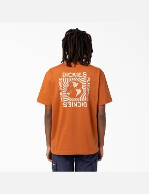 Dickies Marbury Korta Sleeve Bruna | 390457-KZA