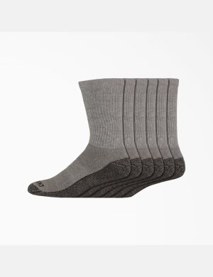 Dickies Moisture Control Crew Arbets Grå | 641730-PFT