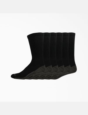 Dickies Moisture Control Crew Arbets Svarta | 654087-MES