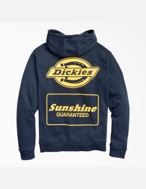 Dickies New York Sunshine x Logo Marinblå | 486257-KQP