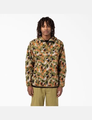 Dickies Pacific Quarter Zip Packable Camo | 251369-FVR