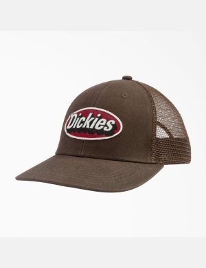 Dickies Patch Logo Trucker Mörkbruna | 526874-ZFX