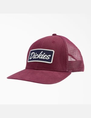 Dickies Patch Logo Trucker Vinröda | 815720-ERU