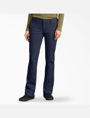 Dickies Perfect Shape Bootcut Marinblå | 738146-BTR