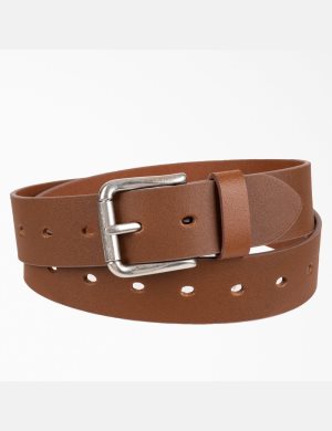 Dickies Perforated Läder Mörkbruna | 305241-PTH