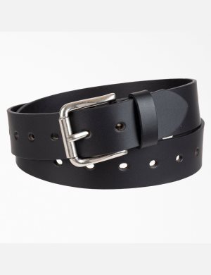 Dickies Perforated Läder Svarta | 472381-TFD