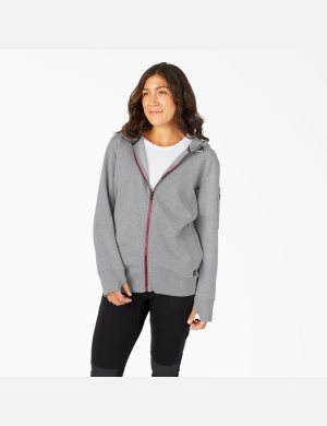 Dickies Performance Workwear Full Zip Fleece Grå | 056413-IOV
