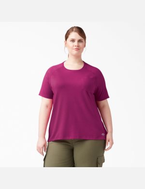 Dickies Plus Cooling Korta Sleeve Fuchsia | 985314-CKO
