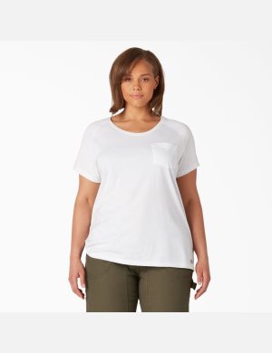 Dickies Plus Cooling Korta Sleeve Vita | 769514-AEX