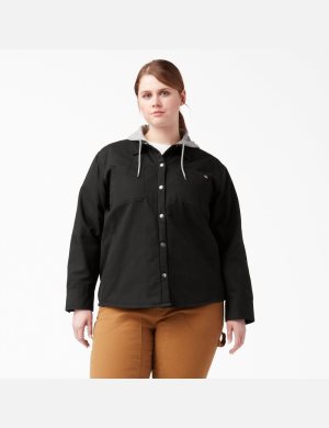 Dickies Plus Duck Hooded Svarta | 358429-WXL