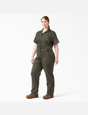 Dickies Plus FLEX Cooling Korta Sleeve Gröna | 251083-SDO