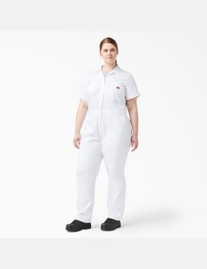 Dickies Plus FLEX Cooling Korta Sleeve Vita | 687502-KOB