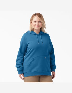 Dickies Plus Heavyweight Logo Sleeve Blå | 605378-LUF