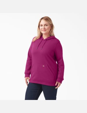 Dickies Plus Heavyweight Logo Sleeve Fuchsia | 098715-LIK