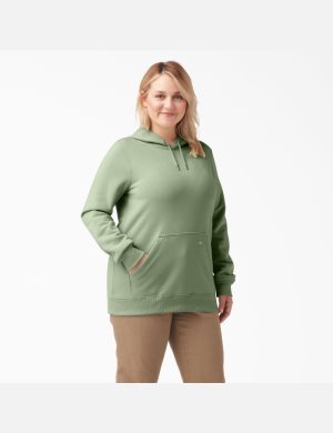 Dickies Plus Heavyweight Logo Sleeve Gröna | 648179-VWO