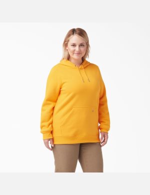 Dickies Plus Heavyweight Logo Sleeve Gula | 973068-OLH