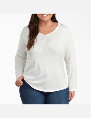 Dickies Plus Henley Shirt Vita | 516749-AIR