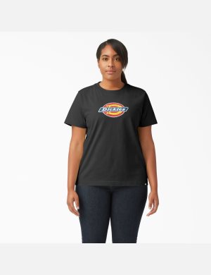 Dickies Plus Logo Tryck Svarta | 607413-OXB
