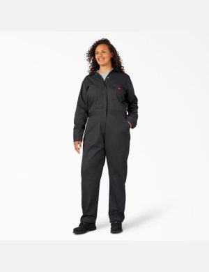 Dickies Plus Long Sleeve Svarta | 127936-PYC