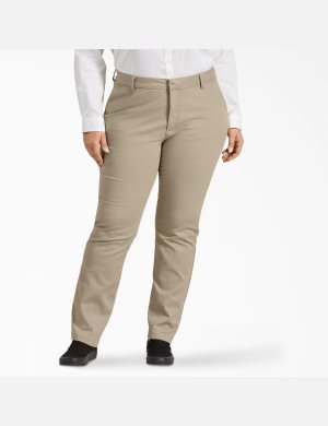 Dickies Plus Perfect Shape Bootcut Grå | 157098-QGR