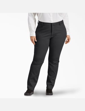 Dickies Plus Perfect Shape Bootcut Svarta | 053974-GHS