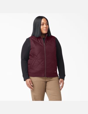 Dickies Plus Quiltad Vinröda | 328751-MOC